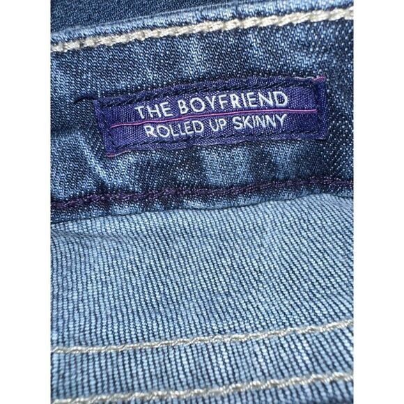 Vigoss The Boyfriend Mid-Rise Rolled Up Skinny Jeans Size 9 - Picture 11 of 13